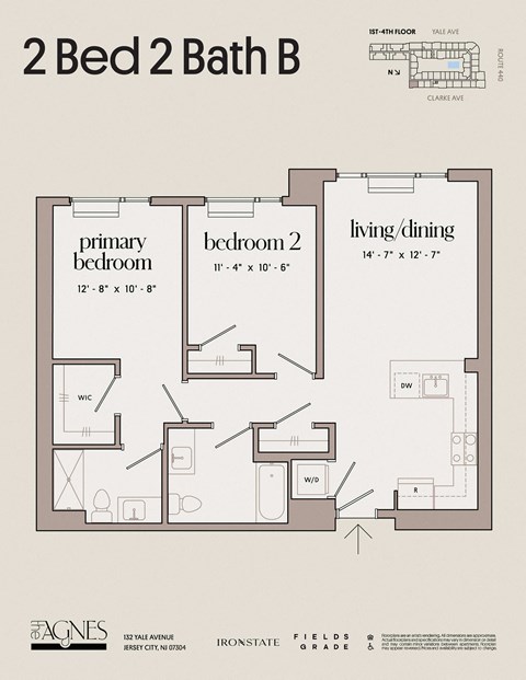 the floor plan of acorns guest house in hull
